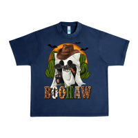 Navy Boohaw Western Urban Heavy Tee - texasbilliewilder