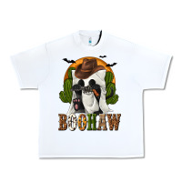 White Boohaw Western Urban Heavy Tee - texasbilliewilder
