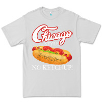 Dove Grey chicago hot dog summer style 4th of july no ketchu Premium Tee - tuanDangUi