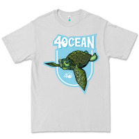 Dove Grey 4ocean 7 Premium Tee - tuanDangUi
