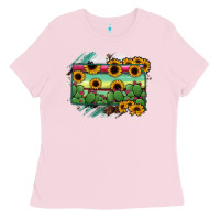 Bubblegum Pink south Dakota State Map Ladies Tee - RanaPortraitStore
