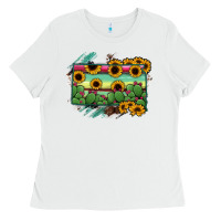 White south Dakota State Map Ladies Tee - RanaPortraitStore