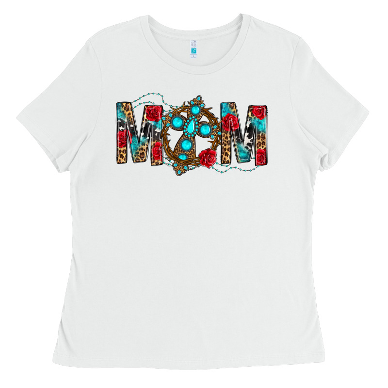 Western Mom With Cross Ladies Tee by BundleAndBundleShop | Teevron