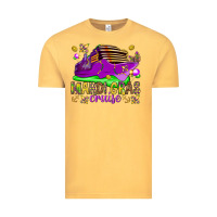 Vintage Mustard Mardi Gras cruise Vintage Tee - NancyCooperArtShop