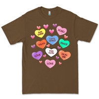 Cacao womens valentine candy heart valentines day vneck Premium Tee - tuanDangUi