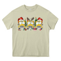 Mossy christmas school bus Heavy Core Tee - MaliasSmallBusiness