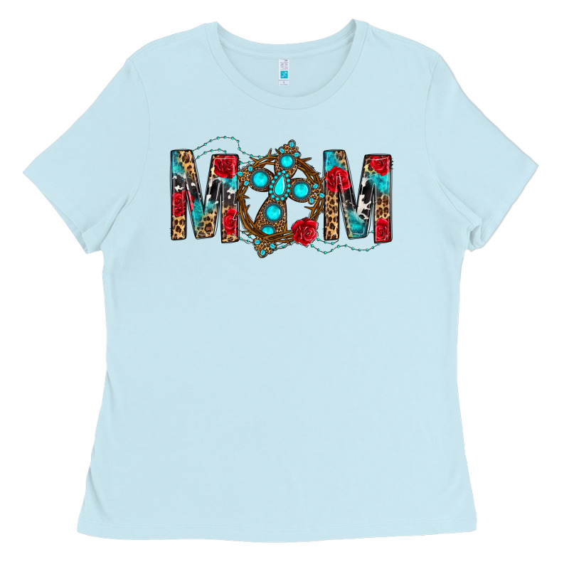 Western Mom With Cross Ladies Tee by BundleAndBundleShop | Teevron