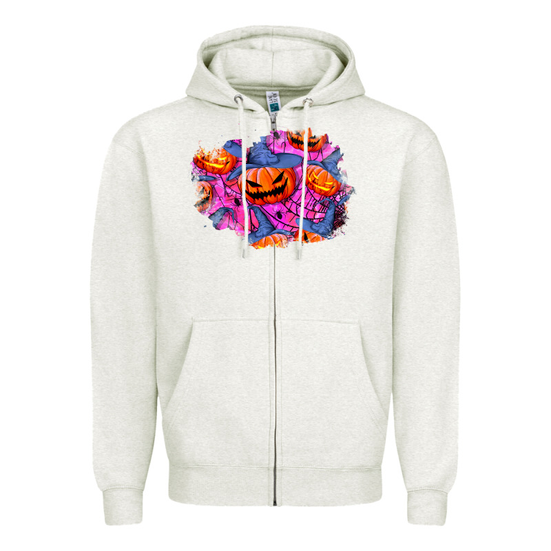 Halloween Pumpkin Patch  4 Zipper Hoodie by BundleAndBundleShop | Teevron