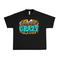 Black Western Beautiful Crazy Urban Heavy Tee - texasbilliewilder