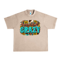 French Oak Western Beautiful Crazy Urban Heavy Tee - texasbilliewilder