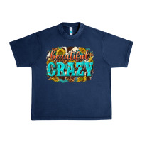 Navy Western Beautiful Crazy Urban Heavy Tee - texasbilliewilder