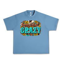 Pebble Blue Western Beautiful Crazy Urban Heavy Tee - texasbilliewilder