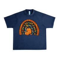 Navy fall pumpkin rainbow Urban Heavy Tee - JahusDesignShop