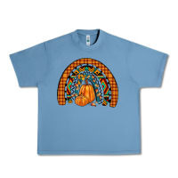 Pebble Blue fall pumpkin rainbow Urban Heavy Tee - JahusDesignShop