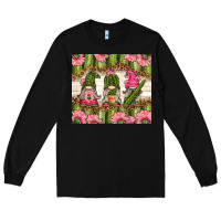 Black cactus gnomies Long Sleeve Tee - TumblerDesignByShophia