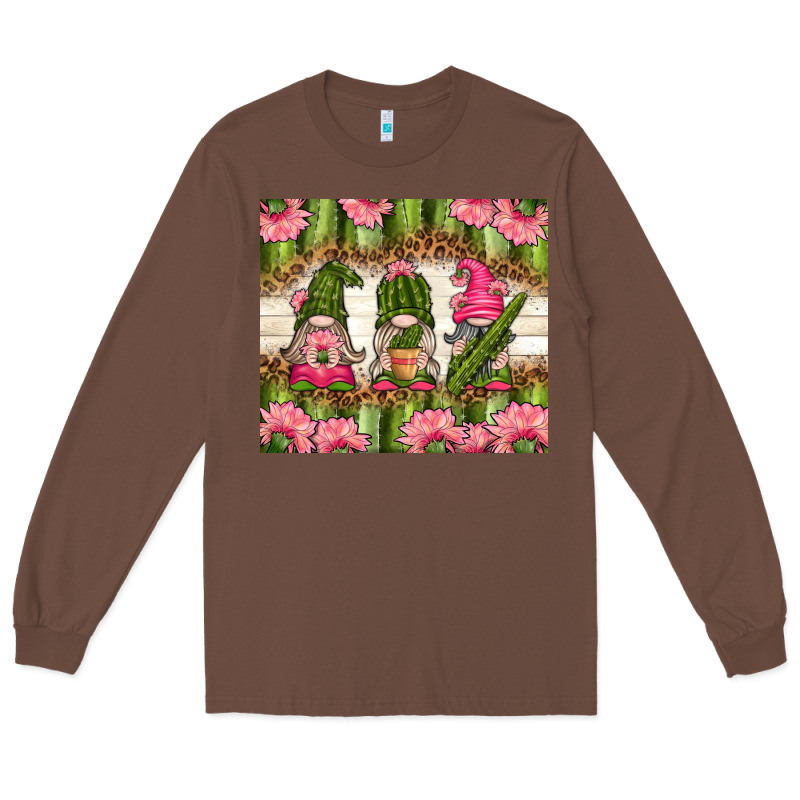 Cactus Gnomies Long Sleeve Tee by TumblerDesignByShophia | Teevron