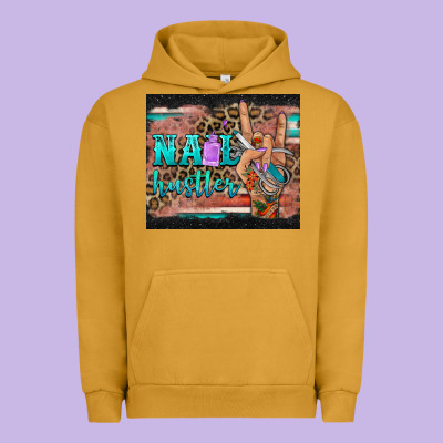 Nail Hustler Tumbler Urban Hoodie Designed By Barkaloodesign