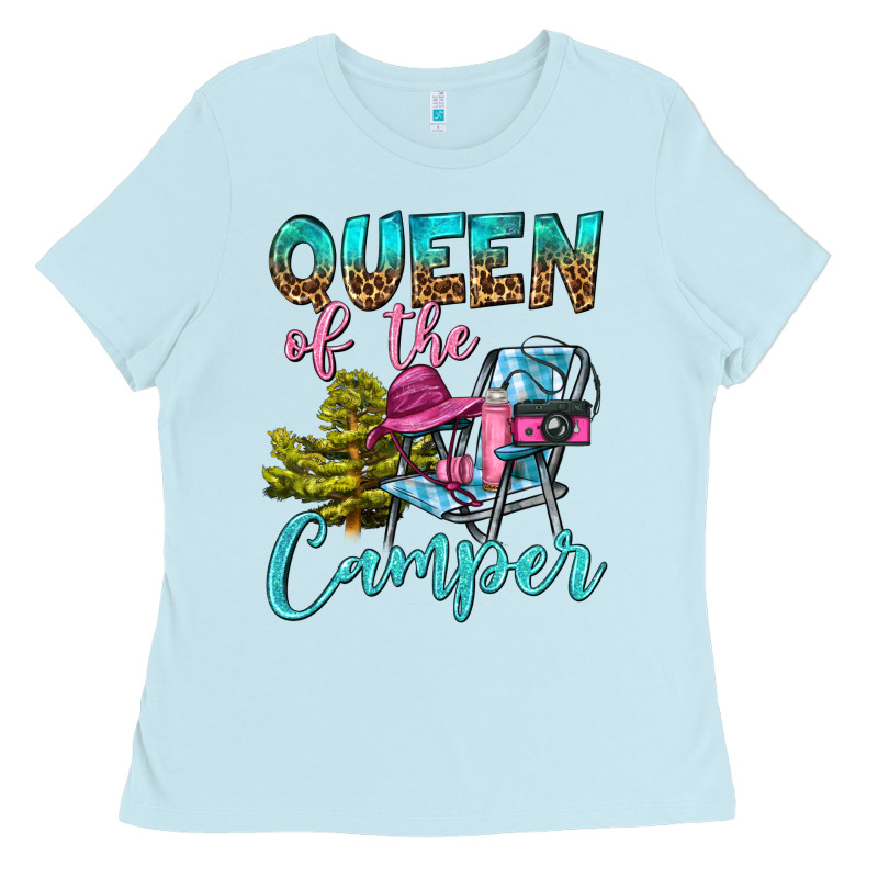 Queen Of The Camper Ladies Tee by BundleAndBundleShop | Teevron