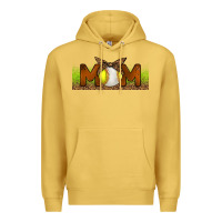 Antique Gold Baseball And Softball Mom Libbey Glass Premium Hoodie - BundleAndBundleShop