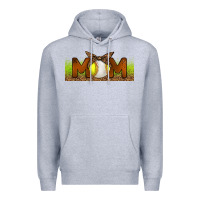 Heather Grey Baseball And Softball Mom Libbey Glass Premium Hoodie - BundleAndBundleShop