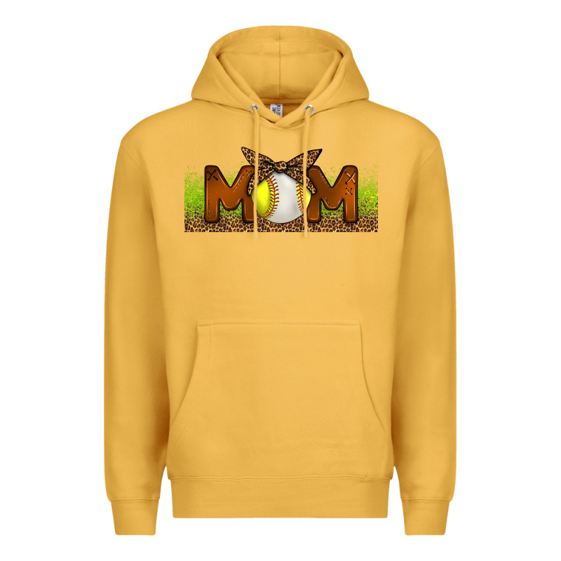 Baseball And Softball Mom Libbey Glass Premium Hoodie by BundleAndBundleShop | Teevron