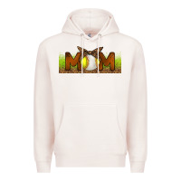 Pale Pink Baseball And Softball Mom Libbey Glass Premium Hoodie - BundleAndBundleShop