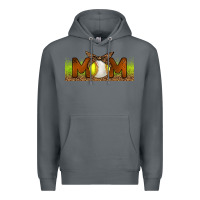 Rock Baseball And Softball Mom Libbey Glass Premium Hoodie - BundleAndBundleShop