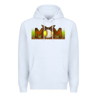 White Baseball And Softball Mom Libbey Glass Premium Hoodie - BundleAndBundleShop