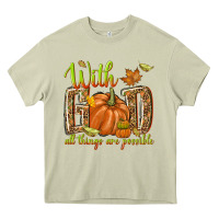 Mossy with god all things are possible Heavy Core Tee - NancyCooperArtShop
