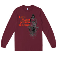 Burgundy let's scare jessica to death Long Sleeve Tee - tuanDangUi