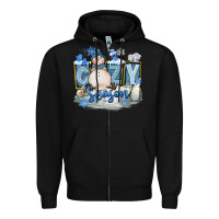 Black Cozy Season Zipper Hoodie - FaDigitalArtStudio