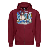 Burgundy Cozy Season Zipper Hoodie - FaDigitalArtStudio