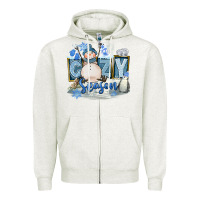 Oatmeal Heather Cozy Season Zipper Hoodie - FaDigitalArtStudio