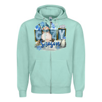 Seafoam Cozy Season Zipper Hoodie - FaDigitalArtStudio