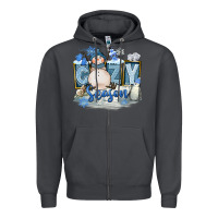Smoke Cozy Season Zipper Hoodie - FaDigitalArtStudio