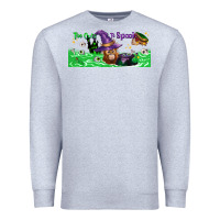 Heather Grey Too Cute To Spook Baby Orangutan Premium Sweatshirt - LillyAllenDesigns