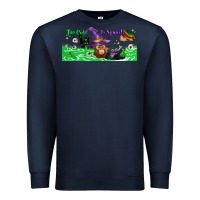 Navy Too Cute To Spook Baby Orangutan Premium Sweatshirt - LillyAllenDesigns