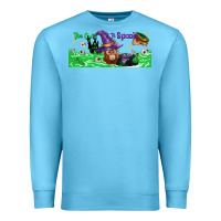 Ocean Blue Too Cute To Spook Baby Orangutan Premium Sweatshirt - LillyAllenDesigns