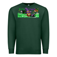 Sports Green Too Cute To Spook Baby Orangutan Premium Sweatshirt - LillyAllenDesigns