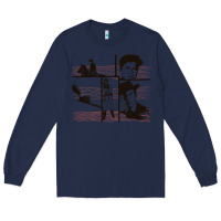 Navy the wild wild west colour Long Sleeve Tee - tuanDangUi