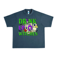 Midnight Navy Drink Up Witches Urban Heavy Tee - texasbilliewilder