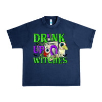 Navy Drink Up Witches Urban Heavy Tee - texasbilliewilder
