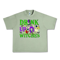 Oil Green Drink Up Witches Urban Heavy Tee - texasbilliewilder