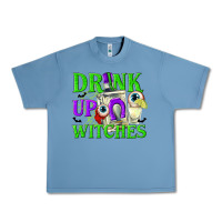 Pebble Blue Drink Up Witches Urban Heavy Tee - texasbilliewilder