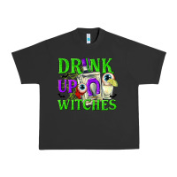 Pigment Black Drink Up Witches Urban Heavy Tee - texasbilliewilder