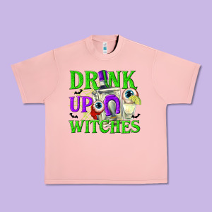 Drink Up Witches Urban Heavy Tee Designed By Texasbilliewilder