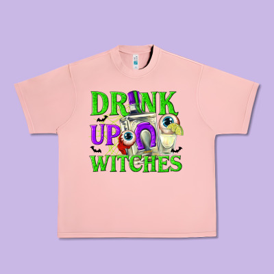 Drink Up Witches Urban Heavy Tee Designed By Texasbilliewilder