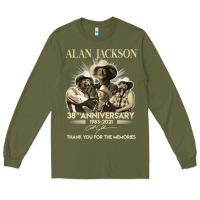 Army Green Alan Art Jackson Limited Design Gift For Fans Long Sleeve Tee - tuanDangUi