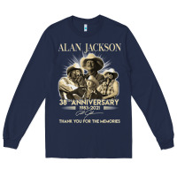 Navy Alan Art Jackson Limited Design Gift For Fans Long Sleeve Tee - tuanDangUi