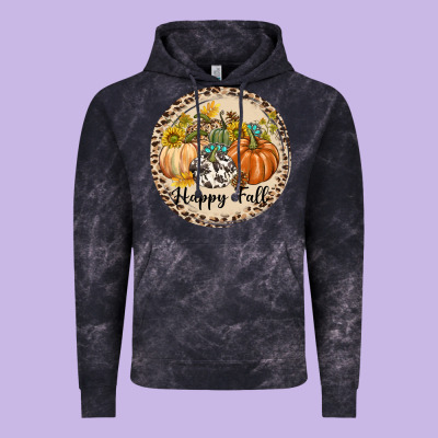 Happy Fall Vintage Hoodie Designed By Texasbilliewilder